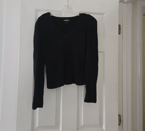 Express Classic Black Knit Sweater